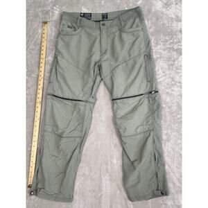 KUHL Pants Men Size‎ 36x30 Convertible  Zip Off Cargo